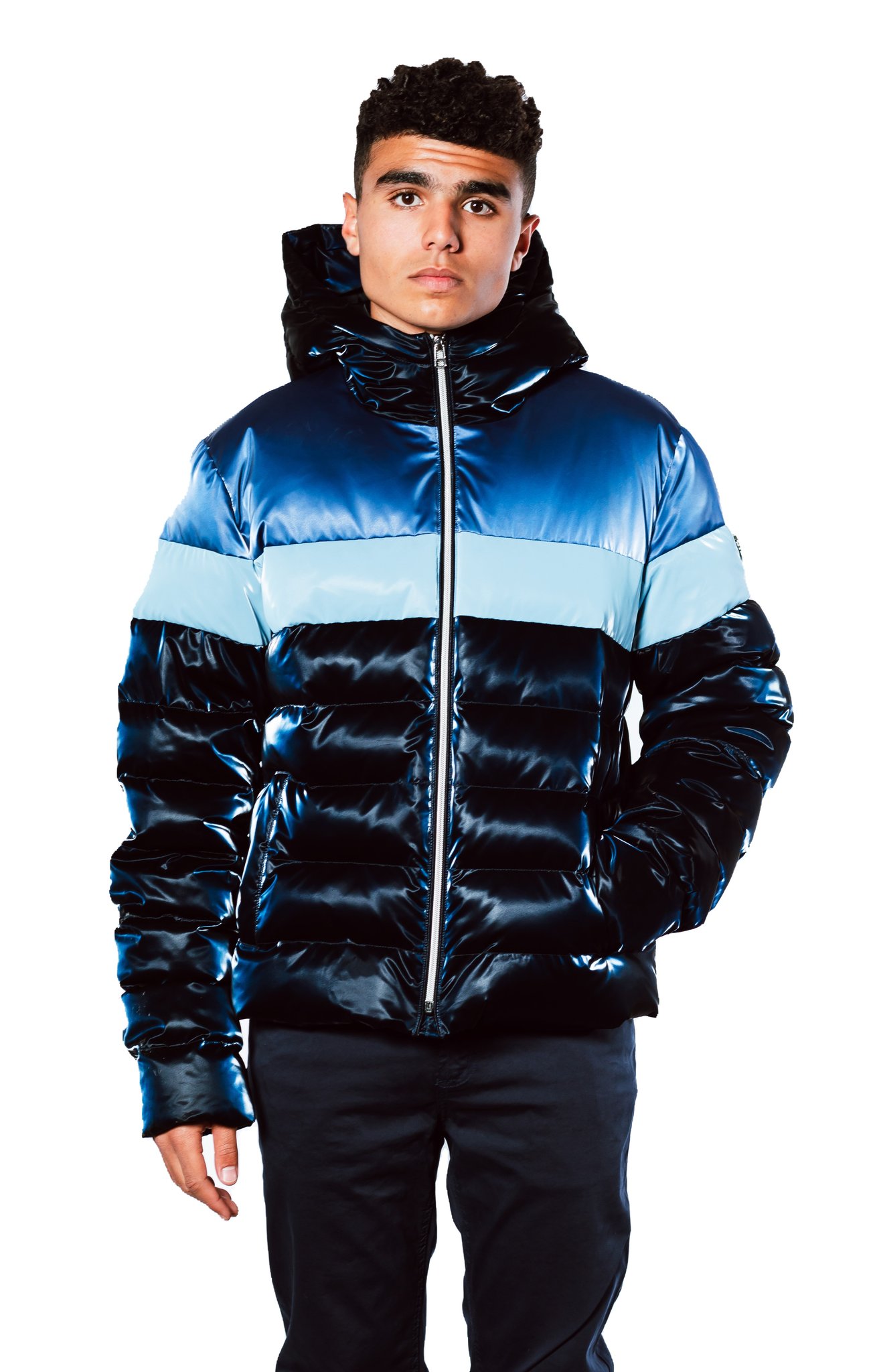 Woodpecker Jacket - Sparrow Sleek Puffer - Grey and Black - WPM004 –  Vengeance78